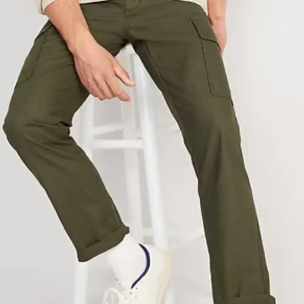Old Navy Straight Oxford Cargo Pants L